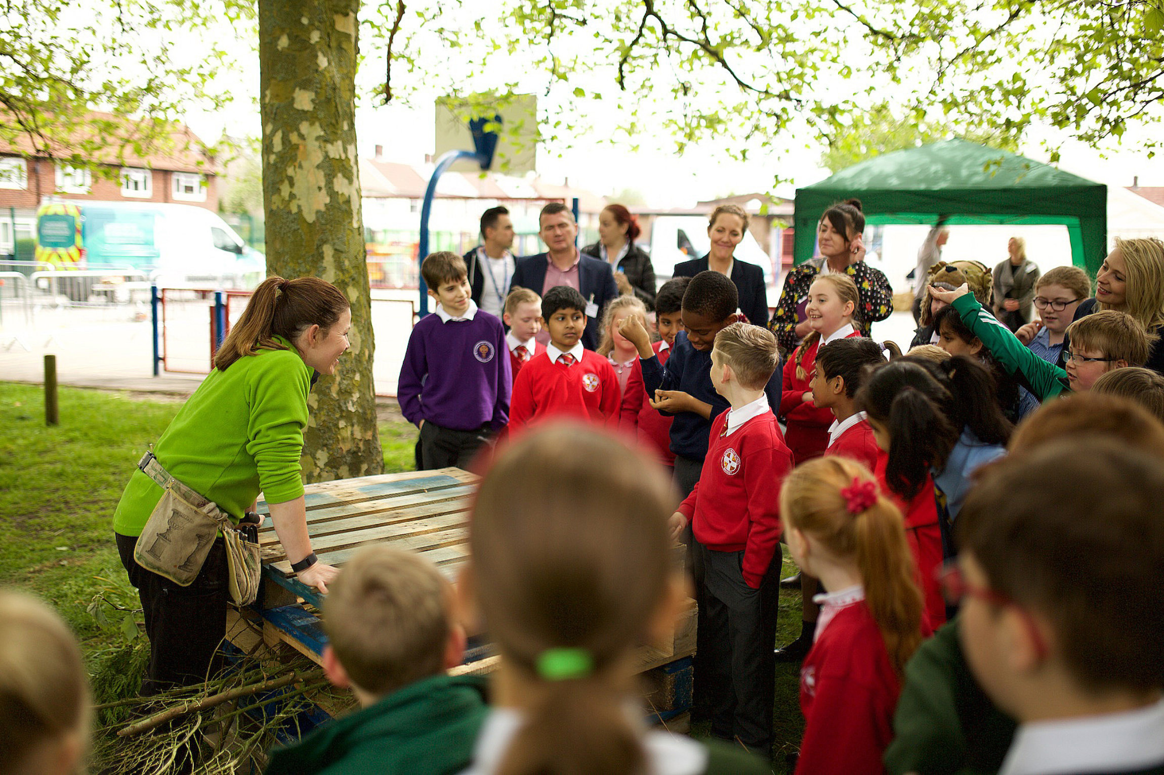 Outdoor learning curriculum at work event - May 2016